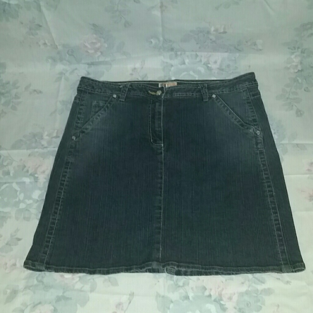 Faded Glory Jean Skirt
